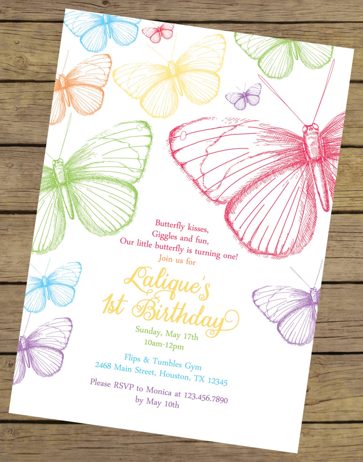 Butterfly Birthday Invitations â Gangcraft Net